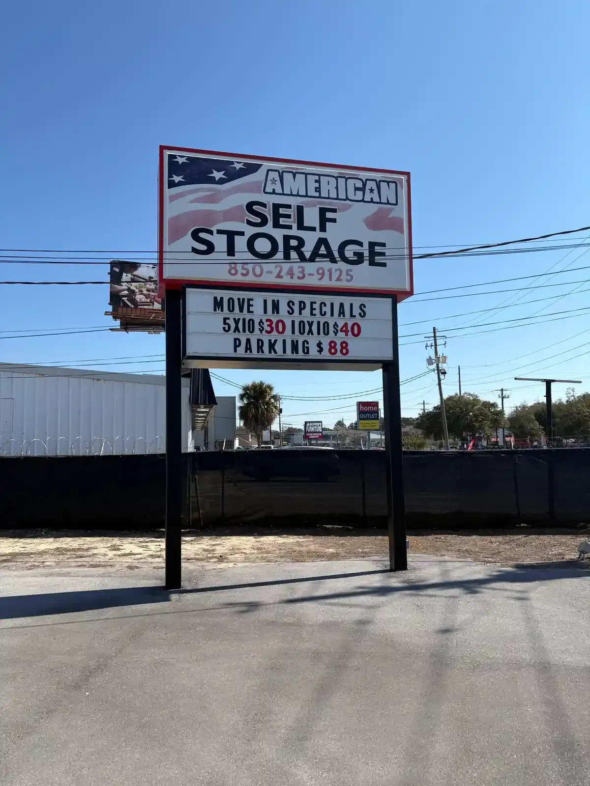 American Self Storage Billboard